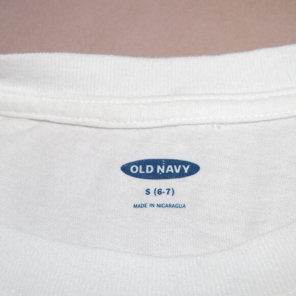 Old Navy The Breakfast Club Girls Retro Graphic Tie Front Shirt - Picture 5 of 6